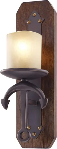 Miniatura 5 de Livex Lighting 4861-67 Aplique de pared Cape May de 1 luz, bronce antiguo