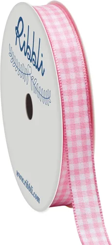 Miniatura 39 de Ribbli Cinta de Guinga Negra y Blanca, 100% Poliéster con Borde Tejido, 0,64 cm x 9,14 metros, Cinta a Cuadros, Cinta de Cuadros de Búfalo (Negra 1)