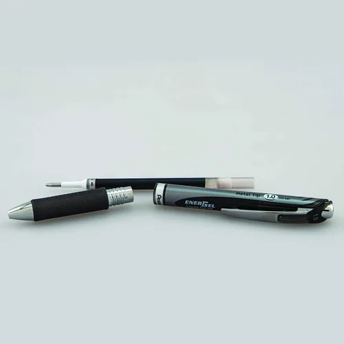 Miniatura 5 de Pentel Energel - Bolígrafo de tinta de gel líquido, punta gruesa RTX retráctil Deluxe de 0.039 pulgadas, punta de metal, paquete a granel de 12; 6