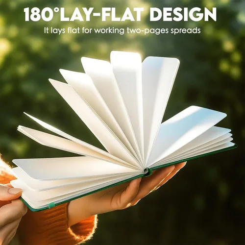 Miniatura 3 de KOVIEDE Diario de acuarela de 5.5 x 3.5 pulgadas, 140 libras/300 GSM, cuaderno de bocetos de color de agua 100% algodón, bloc de papel de acuarela