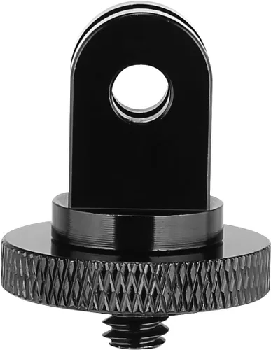 Miniatura 5 de Paquete de 6 adaptadores de trípode de cámara de aluminio de 1/4 "-20, compatible con cámaras de acción GoPro e Insta360, adaptador de montaje