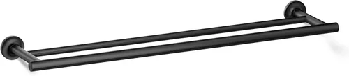 Kohler 14375-BL Purist® - Toallero doble de 24 pulgadas, negro mate