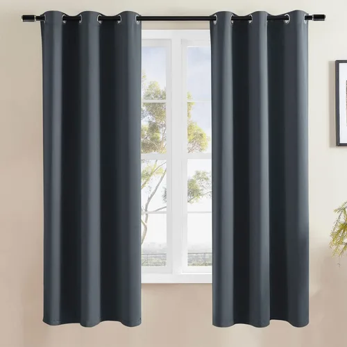 Miniatura 10 de Rutterllow - Cortinas opacas con ojales, 2 paneles