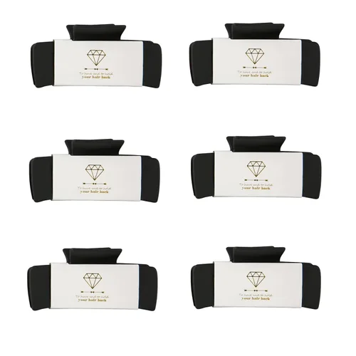 Miniatura 40 de 8 piezas de regalos de propuesta para dama de honor, juego de 8 pinzas de cabello de 10.4 cm cuadrados para despedida de soltera, ideas de regalo