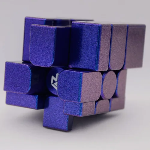 Miniatura 3 de Bukefuno GAN Mirror M UV 3x3 Speed Cube 2022 Rompecabezas magnético cubos de color morado (versión UV)