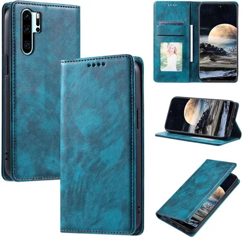 Miniatura 103 de Funda de cuero compatible con Google Pixel 7, compatible con Google Pixel 7 5G GVU6C GQML3 Flip Folio PU Funda de cuero negro
