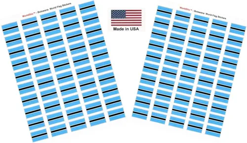 Miniatura 118 de 100 calcomanías de la bandera de Alaska; 1.5" x 1" hechas en Estados Unidos, calcomanías autoadhesivas de la bandera del estado para álbumes