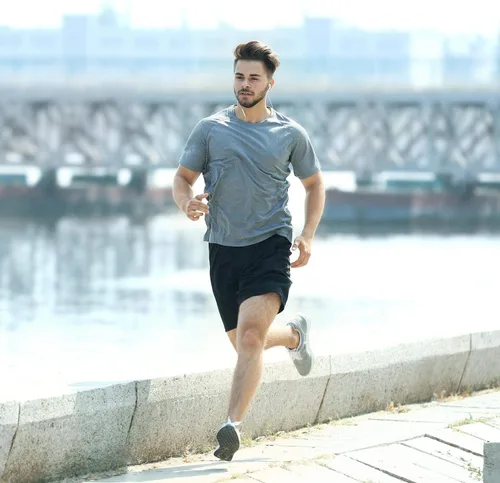 Miniatura 37 de Camisetas de entrenamiento para hombre, de manga corta, de secado rápido, atlético, gimnasio, activo, absorbe la humedad