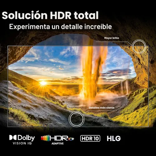 Miniatura 14 de Hisense 55" Clase U8 Mini-LED ULED 4K UHD Smart TV de Google (55U8QG, Modelo 2025) - QLED, 165Hz nativo, VRR 288, hasta LD5600, 5000 Nits, HDR10+