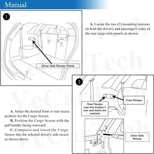 Miniatura 6 de Cubierta de seguridad de carga trasera para Hyundai Tucson 2022-2026