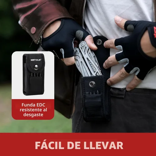 Miniatura 4 de Multiherramienta con navaja de bolsillo, regalos de cumpleaños para hombres, mujeres, mamá, papá, WETOLS 21 en 1, alicates de acero inoxidable