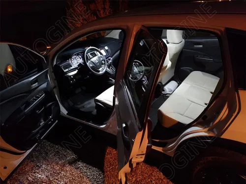 Miniatura 7 de AUTOGINE Kit de luces interiores LED blancas para Honda CR-V HR-V 2013 2014 2015 2016 2017 2018 2019 2020 2021 paquete de bombillas LED interiores