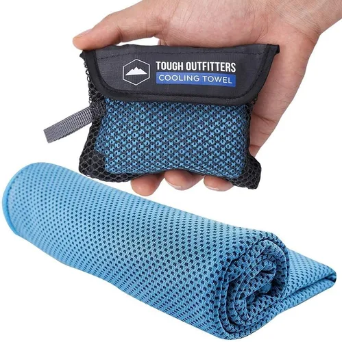 Miniatura 16 de Tough Outdoors Toallas de enfriamiento para cuello y cara, toalla de enfriamiento para el cuello para clima caliente, yoga, deportes, golf, sudor