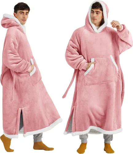Miniatura 25 de Bedsure Manta Ponible con Capucha, Cómoda Sudadera Manta Larga con Capucha como Regalos de Sudadera para el Día de las Madres para Mamá Mujeres