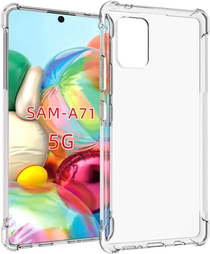 Miniatura 14 de Funda para Samsung A71 5G, Galaxy A71 5G, funda PUSHIMEI de grado militar resistente con protector de pantalla HD, anillo magnético con soporte