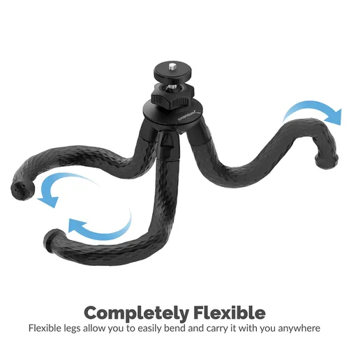 Miniatura 3 de SABRENT Universal Flexible Tripod Standard Tripod Mount [GoPro Mount Adapter Included] (TP-FLTP)