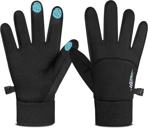 rivmount Guantes de invierno cálidos para niños, pantalla táctil, impermeables, ciclismo, correr, esquí, al aire libre, clima frío para niños y niñas