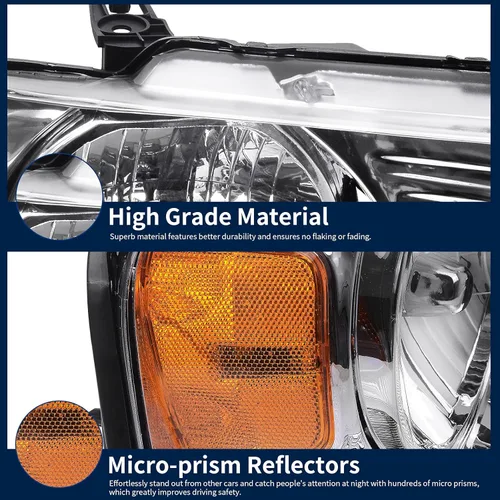 Miniatura 7 de AUTOSAVER88 Conjunto de faros delanteros compatible con Ford F150 F-150 2004 2005 2006 2007 2008 04-08/2006-2008 Lincoln Mark LT, reemplazo de faro