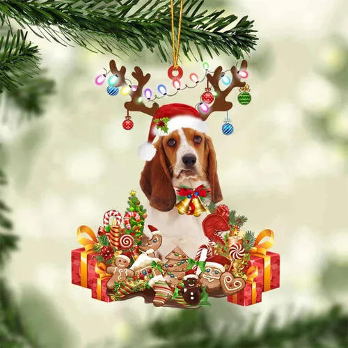 Miniatura 6 de Nazenti Adorno de Navidad personalizado de reno de Alaskan Malamute – Adorno de perro personalizado para amantes de las mascotas, acrílico plano