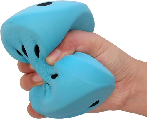 Miniatura 5 de Juguete grande de bola antiestrés de 3.9 pulgadas, dados de espuma de poliuretano, juguetes de mesa para niños, para obtener tus números de la suerte