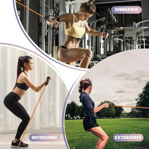 Miniatura 7 de RitFit Single Resistance Exercise Band with Comfortable Handles - Ideal for Physical Therapy, Strength Training, Muscle Toning - Foam Padding Door