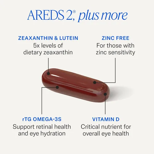 Miniatura 4 de EyePromise Macular Health Vitaminas para los ojos – 60 cápsulas blandas, suministro para 30 días – Suplementos de salud ocular sin zinc para apoyo