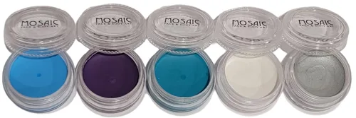 Miniatura 5 de Mosaic HydroCream - Paquetes de personajes de pintura facial para niños, no mancha, lavable, fórmula vegana gentil hipoalergénica. Pasteles