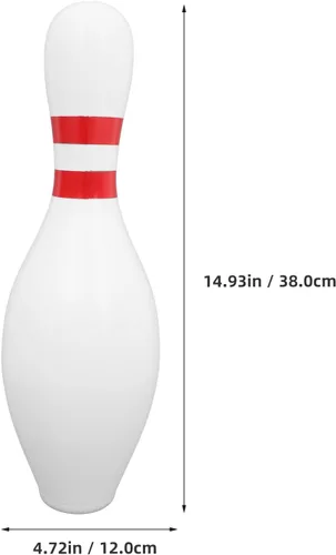 Miniatura 2 de Artibetter Hucha con forma de bolos, caja de monedas de plástico irrompible para niños, adolescentes y adultos, adorno de escritorio para el hogar