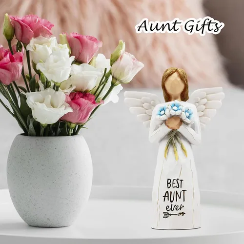 Miniatura 4 de Regalos para tía, ideas de regalo para tía, regalos de la mejor tía, regalo de cumpleaños para tías, figura esculpida pintada a mano
