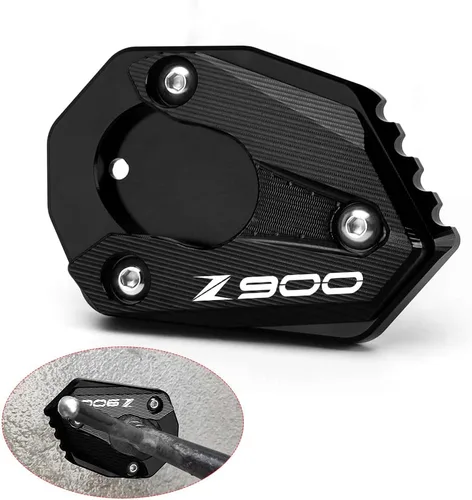 Compatible con Z900 2017-2022 Placa de extensión de soporte CNC para motocicleta, soporte lateral, almohadilla z 900 z900, accesorios (negro)