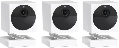 Cam Outdoor Add-on v2 (3 cámaras, requiere estación base) - Cámara de seguridad inalámbrica HD de 1080p, duración de la batería de 6 meses, visión
