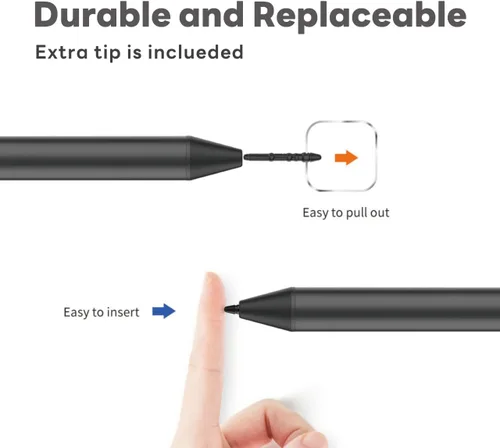 Miniatura 7 de Penoval USI 2.0 Lite Stylus Pen para algunos modelos de Chromebook, 4096 niveles de presión y escritura suave compatible con Google Pixel Tablet