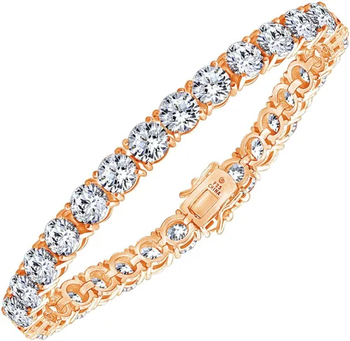 Miniatura 2 de Tienda Collection Sterling Silver Tennis Bracelet set with Round Cut Infinite Elements Cubic Zirconia