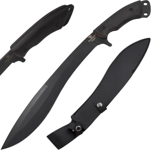Miniatura 9 de Snake Eye Machete with Heavy Duty Construction-Ergonomic Non-Slip Handle and Belt Sheath for Gardening, Land-Management, Bushcraft, Hunting and