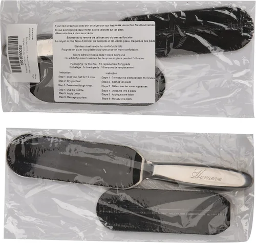 Miniatura 8 de Lima de pedicura profesional para pies – Reutilizable de acero inoxidable agrietado callos de la piel removedor de callos