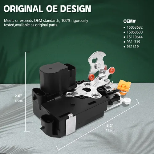 Miniatura 4 de OTUAYAUTO Actuador de cerradura de puerta delantero derecho lado del pasajero - Reemplazo para Chevy Silverado 1999-2007, Tahoe Suburban 2000-2006