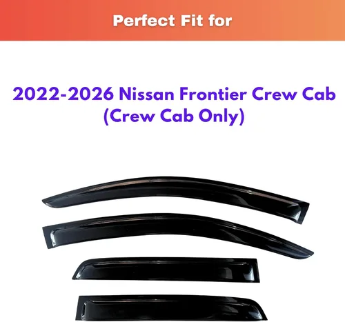 Miniatura 656 de KPY Visor de ventana compatible con Kia Soul 2009-2013, Protector contra lluvia de 4 unidades, deflectores de ventilación de ventana lateral