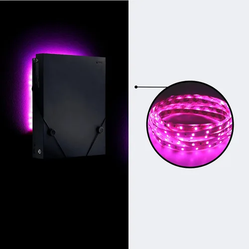 Miniatura 3 de 1 feet/0.5M Light Strip by FLOATING GRIP - LED Light Strip with USB Plug and Removeable Sticker on The Back. (Pink)