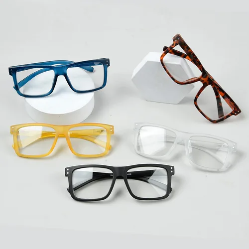 Miniatura 7 de Eyekepper Gafas de lectura fotocrómicas de transición de gran tamaño con marco grande transparente +4.0 Claro