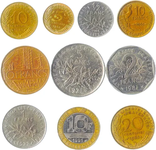 Miniatura 8 de Malta 10 Monedas Mixtas Moneda Maltesa Mils Céntimos Desde 1972