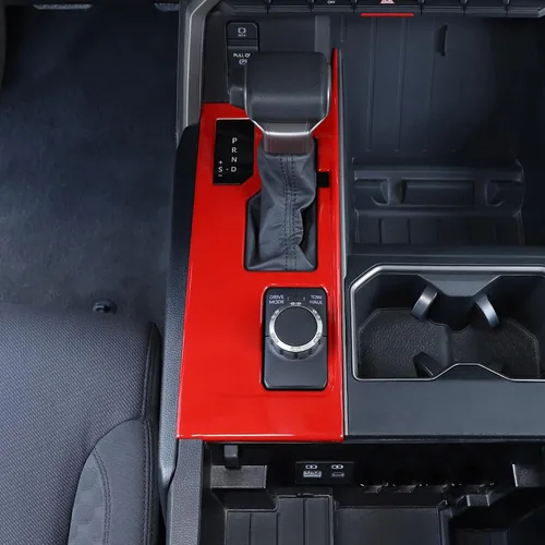 Miniatura 32 de Aunginsy Cubierta de Adhesivo del Panel de la Perilla de Cambios de la Caja de Control Central Compatible con Toyota Tundra/Sequoia 2022-2024 Coche
