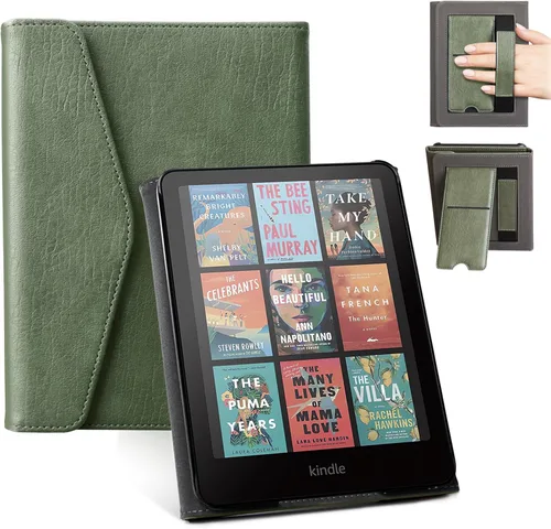 Miniatura 15 de CoBak Premium Case for Kindle Paperwhite & Kindle Colorsoft 7" & Hanvon with Hand Strap – Automatic Wake/Sleep, Stylish & Durable, Comfortable