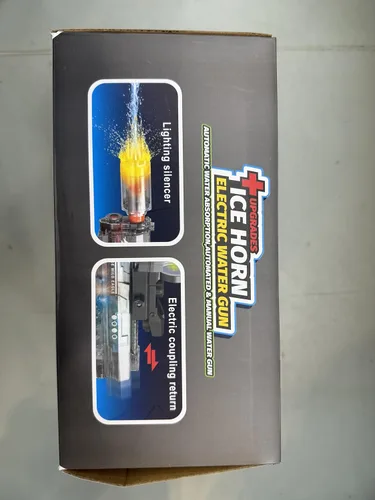 Miniatura 7 de Vmiya Pistola de agua eléctrica, paquete de 2 para adultos y niños, pistola de chorro automática que se ilumina, gran capacidad de 800CC, alcance
