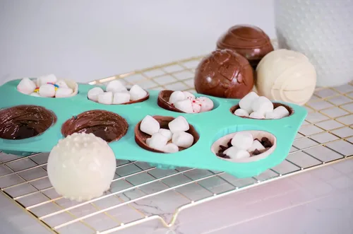 Miniatura 4 de Handstand Kitchen Juego de 18 piezas para fabricar bombas de cacao caliente Juego de bombas de cacao definitivo