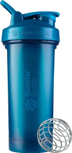 Miniatura 32 de BlenderBottle Classic V2 Botella mezcladora perfecta para batidos de proteínas y preentrenamiento, 28 onzas, color ciruela