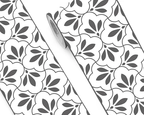 Miniatura 10 de FLFK Adhesivos de Azulejos de Borde de Pared Despegar y Pegar Papel Tapiz de Borde para Salpicadero de Cocina Baño Cuarto de Ducha, 4"x240