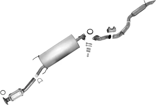 Piezas de recambio del resonador del convertidor catalítico trasero y del tubo de cola para Toyota Rav4 V6 3.5L 2006-2012