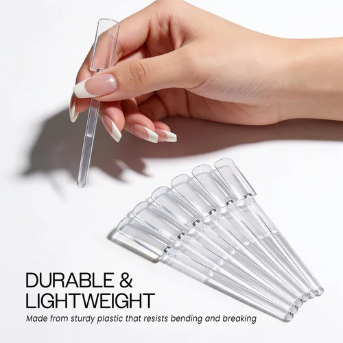 Miniatura 3 de Beauticom - Palillos transparentes para uñas (cantidad: 100 piezas)