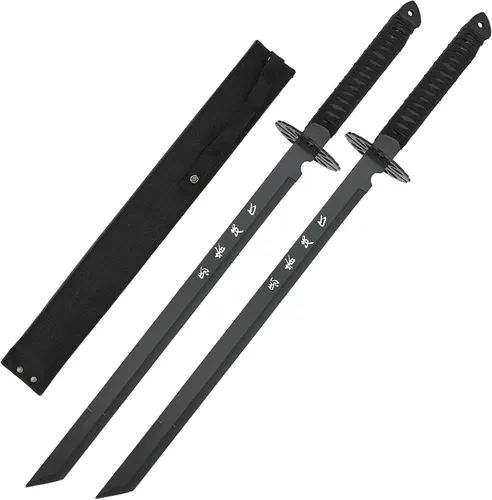 Miniatura 9 de Armory Replicas Colección Ninja Twin Sword - Cuchillas dobles de acero inoxidable con opciones de funda táctica