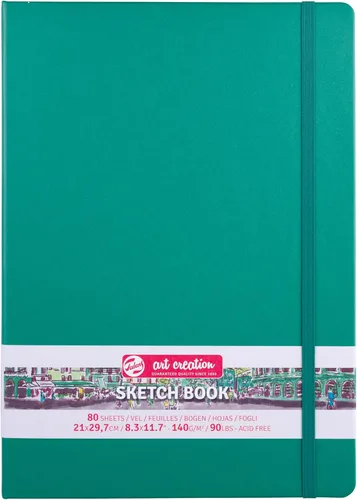 Miniatura 4 de Talens Art Creation T9314-132M 452175 Cuaderno de bocetos Talens Art Creation, cuaderno de dibujo, 13 x 21 cm (5.1 x 8.3 pulgadas), Violeta Pastel